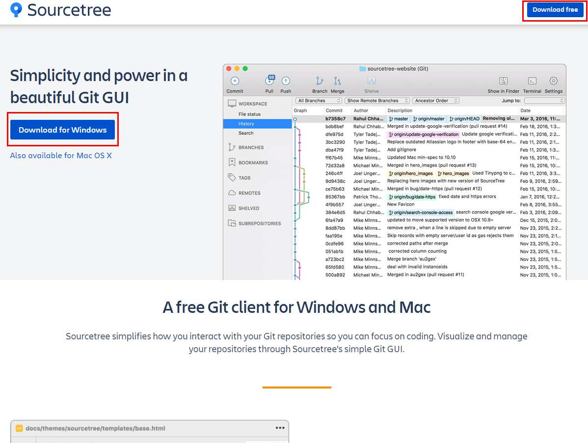 github and sourcetree app
