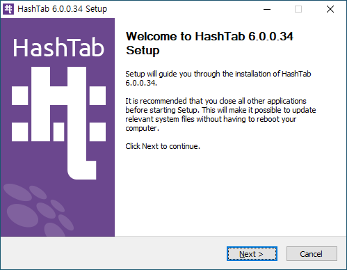 cek md5 dengan hashtab