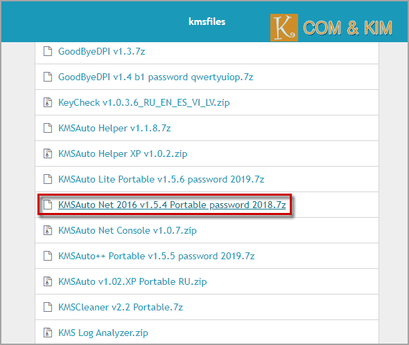KMSAuto Net 2016 1.4.9 Portable 1.5.1 password