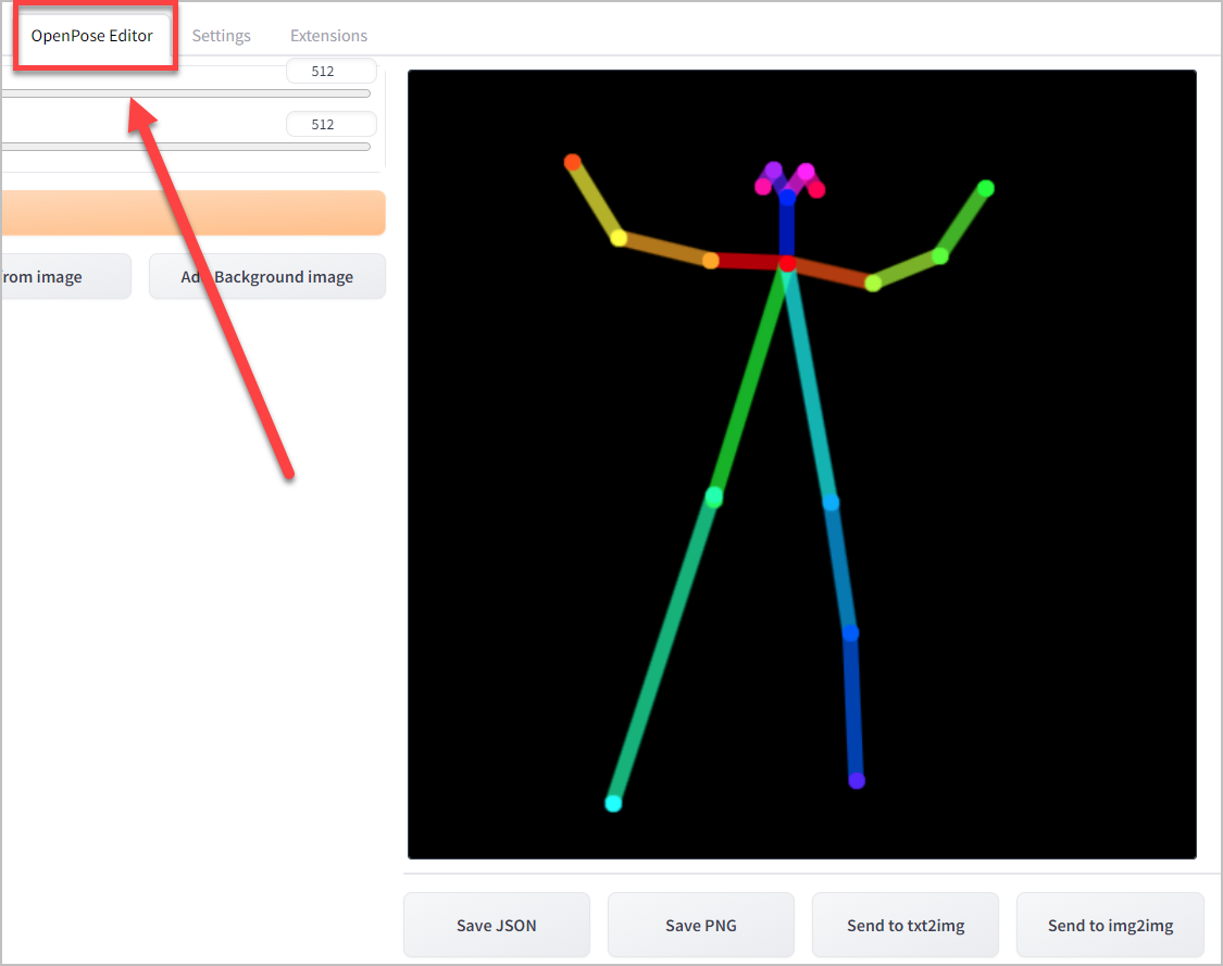 Stable Diffusion OpenPose Editor 포즈 바꾸는 프로그램 4 openpose editor