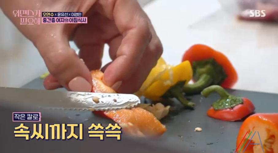 워맨스가 필요해 오연수 토마토 수프 레시피 만드는 방법 등심고기, 파프리카, 토마토 6 ywAAAAAAQABAAACAUwAOw==