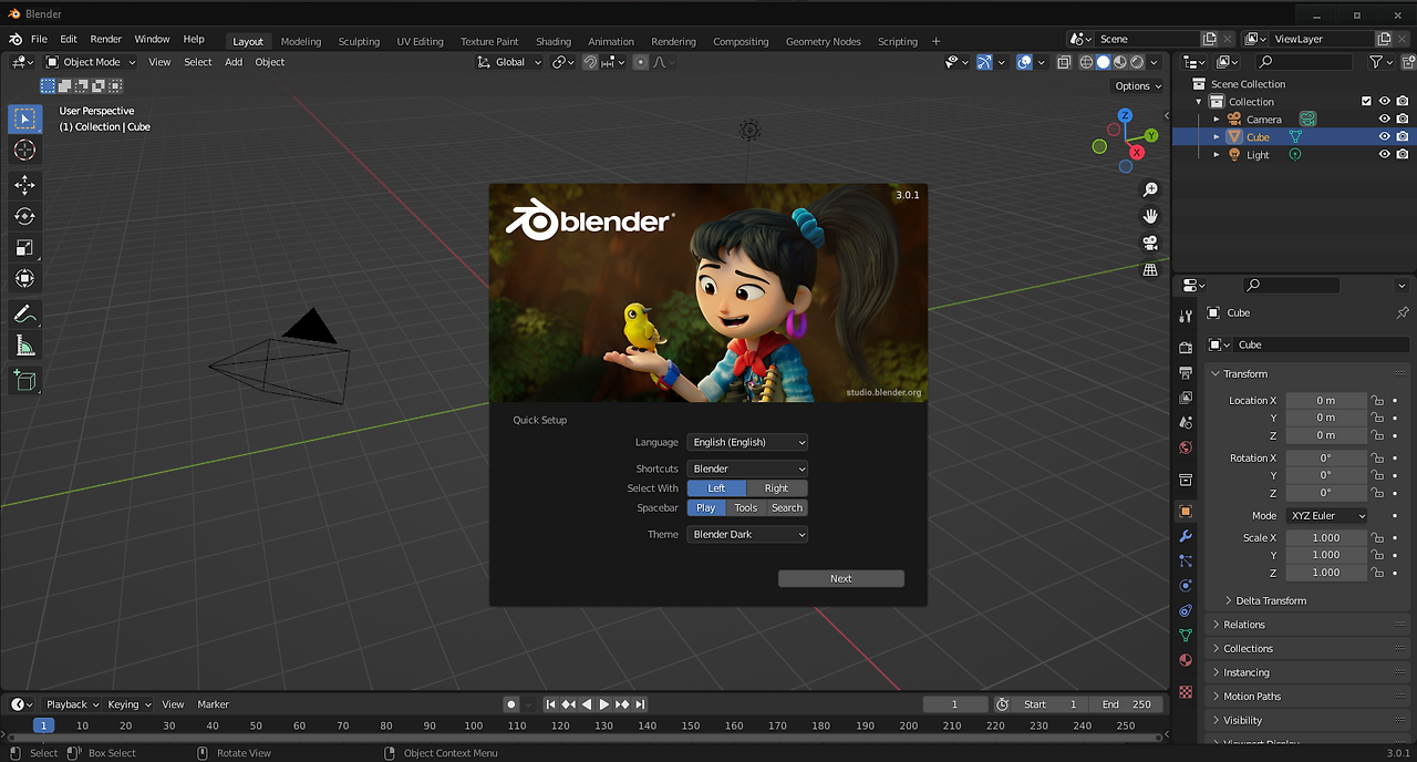 Blender 3.0.1 (x64) 블렌더 다운로드