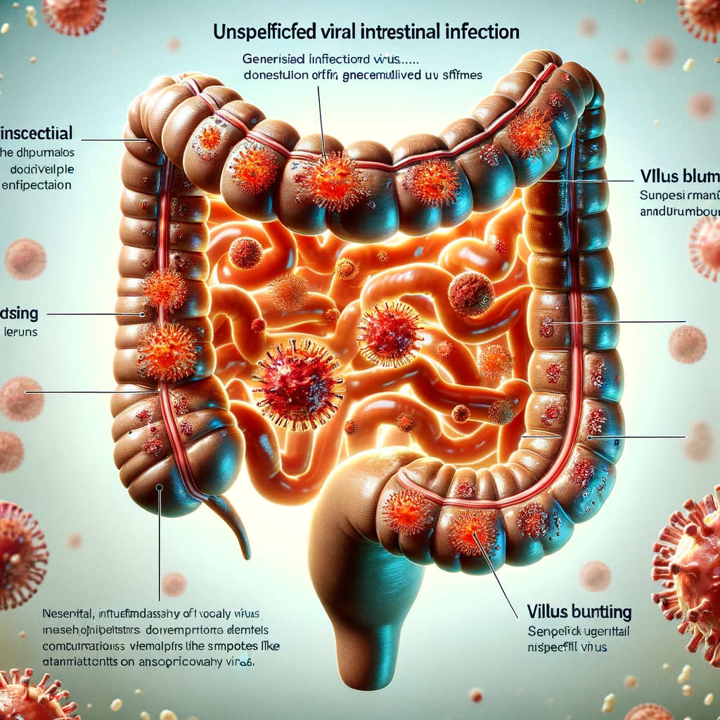 A08.4 상세불명의 바이러스성 장감염(Viral intestinal infection, unspecified)