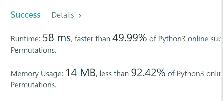 leetcode : Permutations [backtracking] 모든 순열 찾기 :: Keep your pace