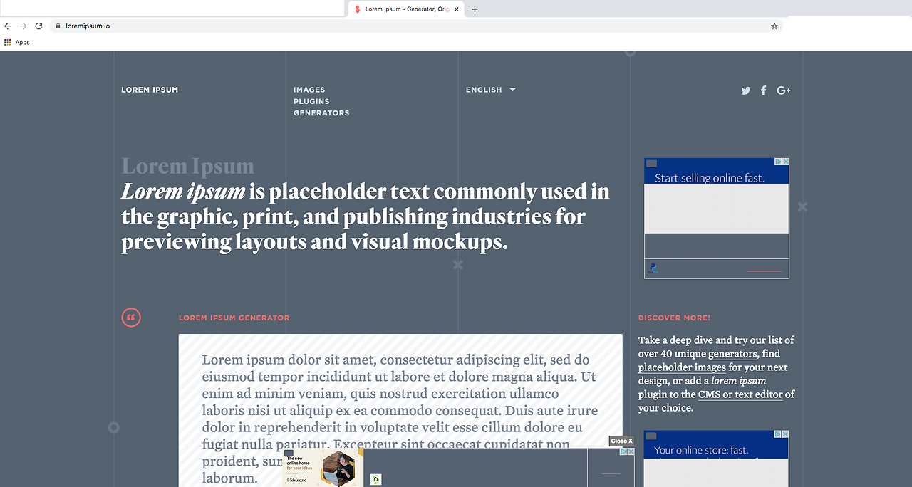 sublime text editor generate lorem ipsum