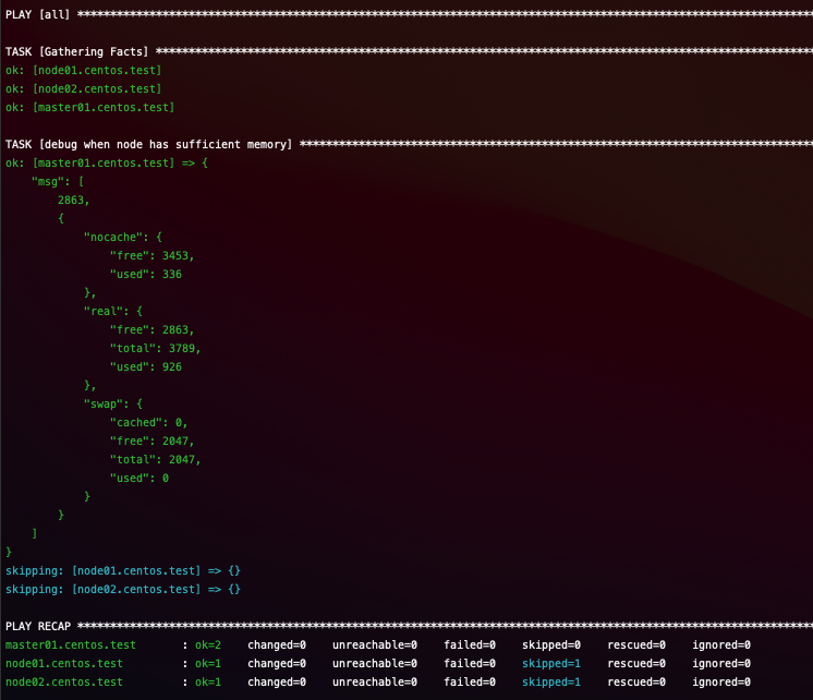  Ansible Gather facts 