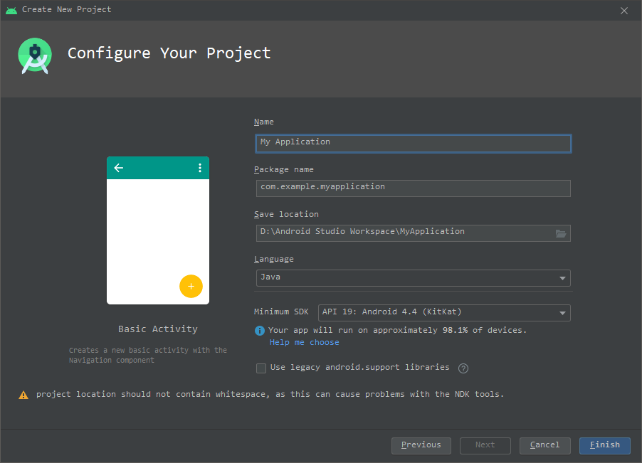 android studio beta refactor fail