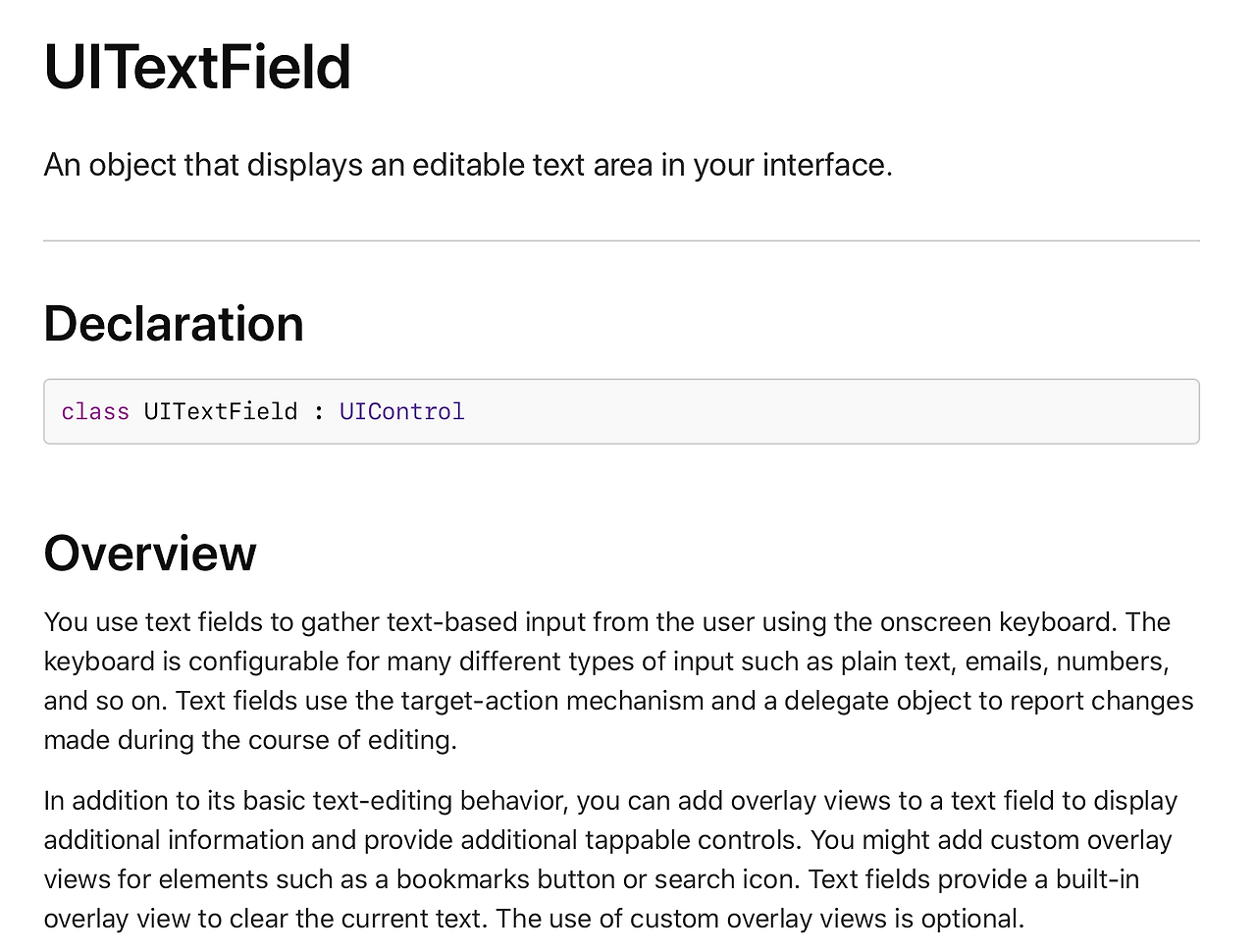 [iOS] UITextView와 UITextField의 차이 정리 — eden.dev.log