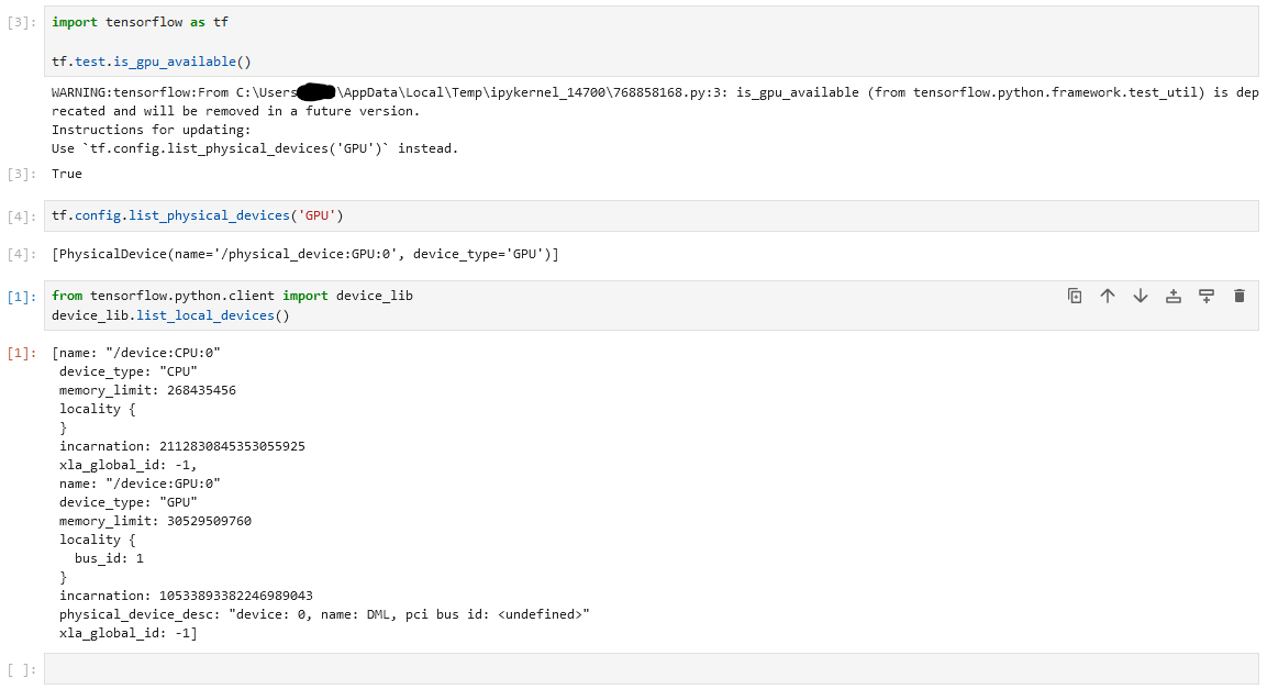 ml windows amd gpu directml tensorflow pytorch