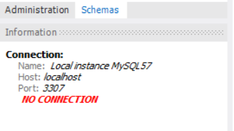 mysql workbench cannot connect to localhost