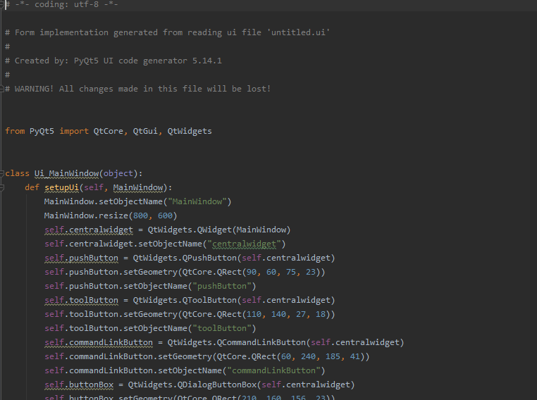 [파이썬 응용] QT designer to python code ( .ui -> .py) UI파일을 파이썬 코드로 변환 ...
