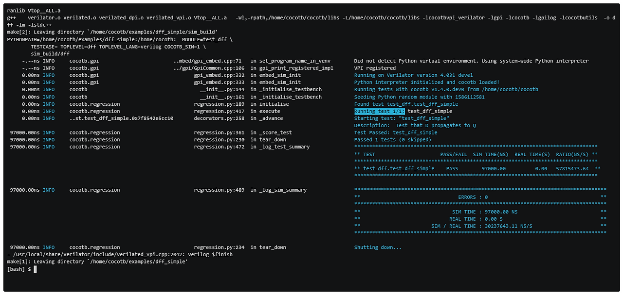 Verilog - 파이썬으로 테스트 벤치 작성하기 Cocotb - 킵