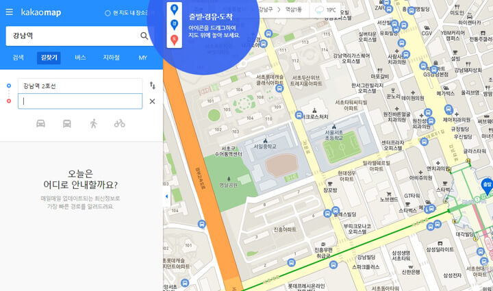 다음 자전거 지도