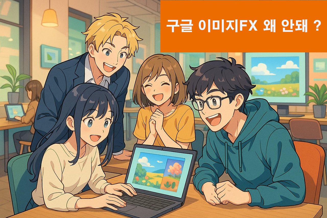 구글 이미지FX 왜 안돼?