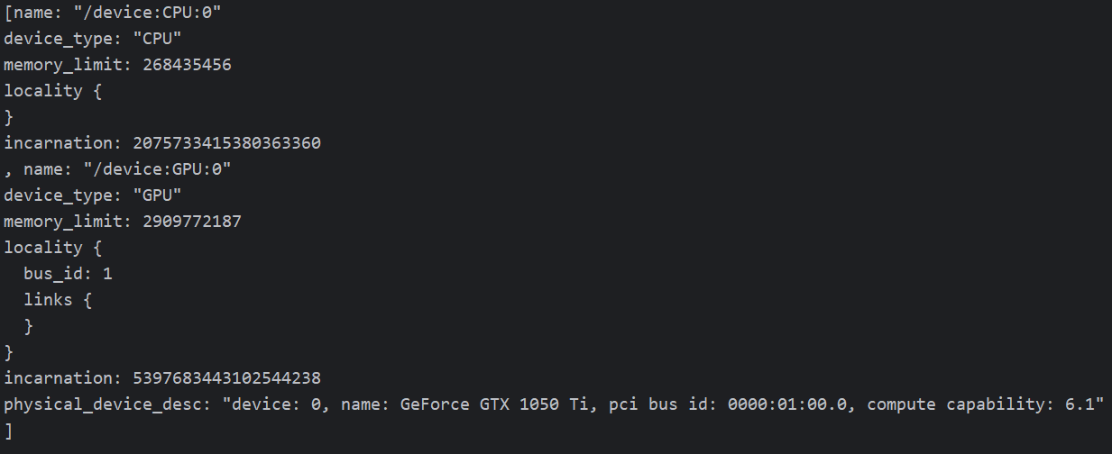 Window pycharm gpu with tensorflow