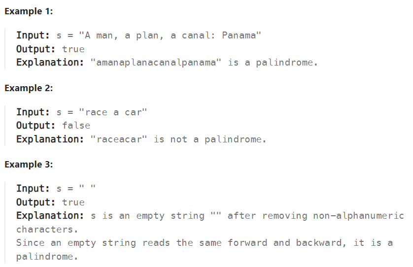 [Leetcode] 125. Valid Palindrome_해설, 풀이, 설명