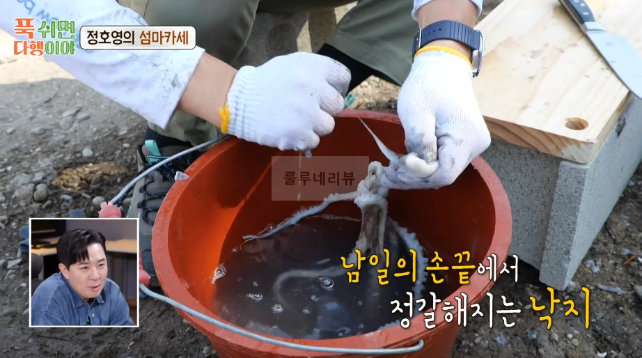 푹쉬면다행이야 낚지볶음 만들기 레시피, 정호영의 섬마카세 2 ywAAAAAAQABAAACAUwAOw==