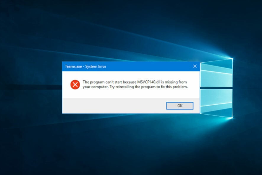  msvcp140 dll 