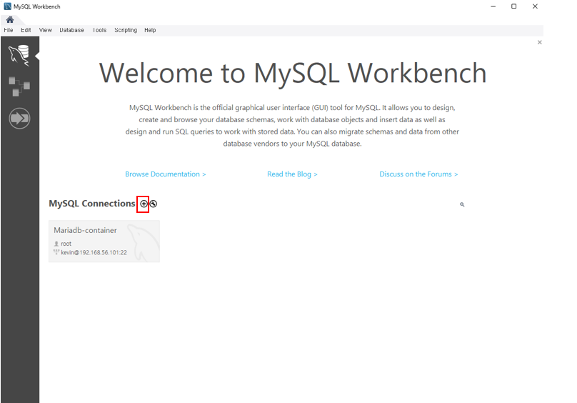 centos mariadb mysql workbench