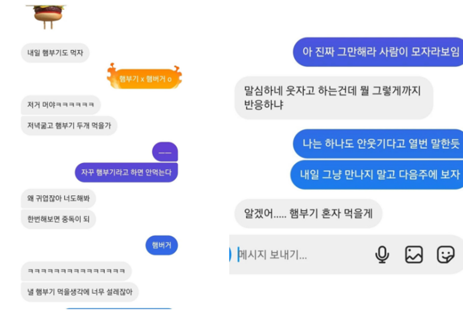 현재 많은 아이돌들이 참전중인 햄부기밈