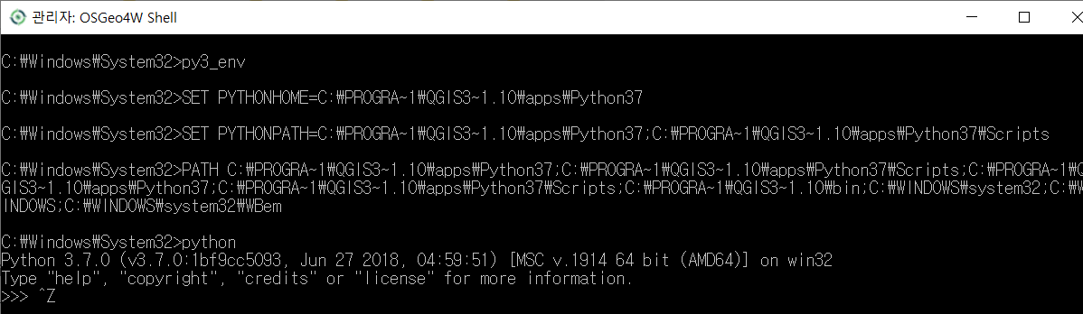 qgis-osgeo4w-shell-pip