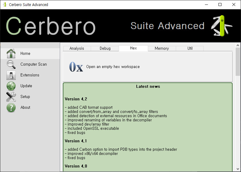 for mac download Cerbero Suite Advanced 6.5.1