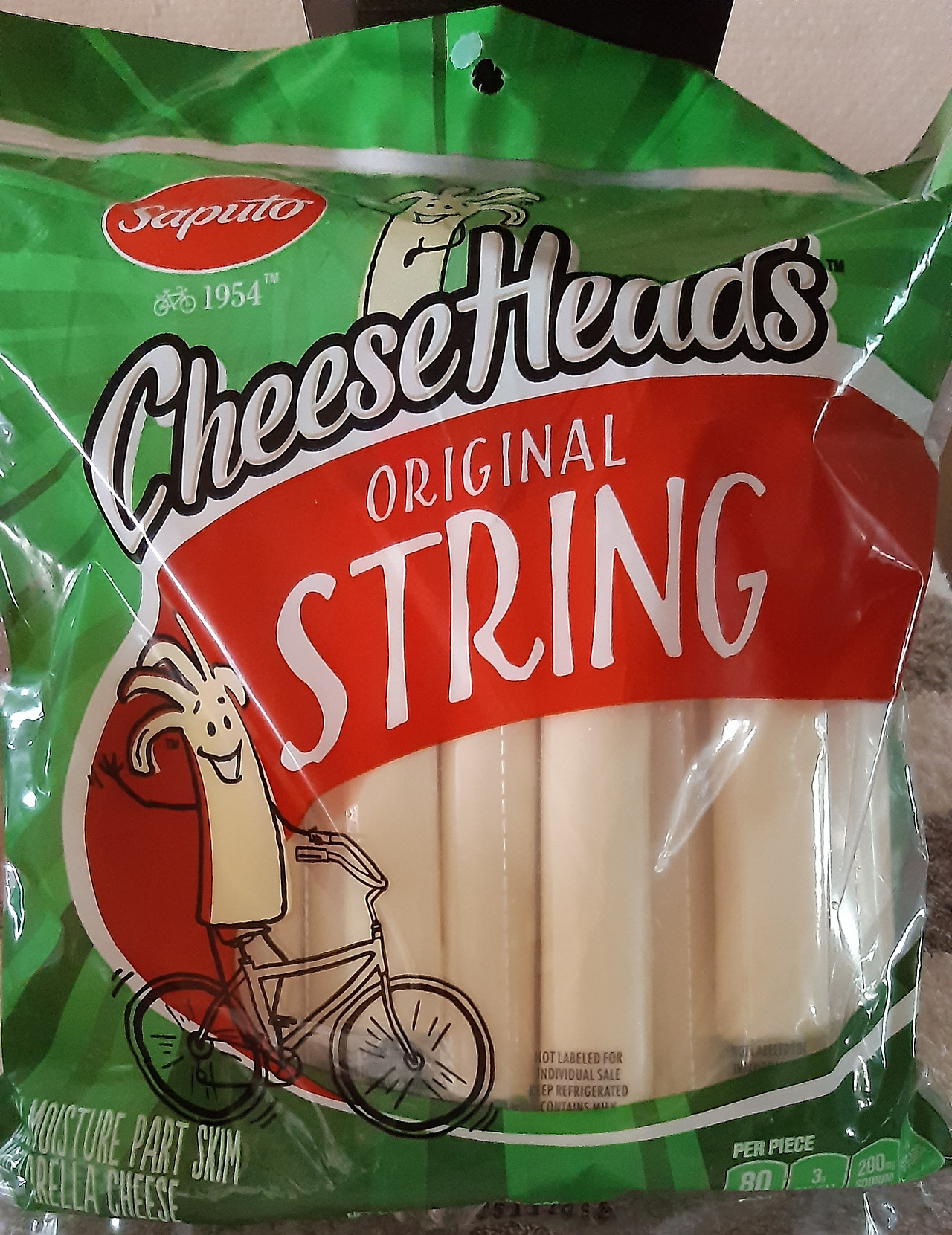 노브랜드 스트링 치즈 cheesehead original string