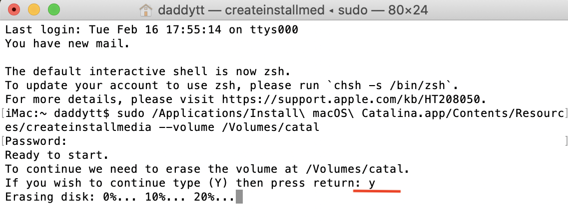mac os catalina downgrade