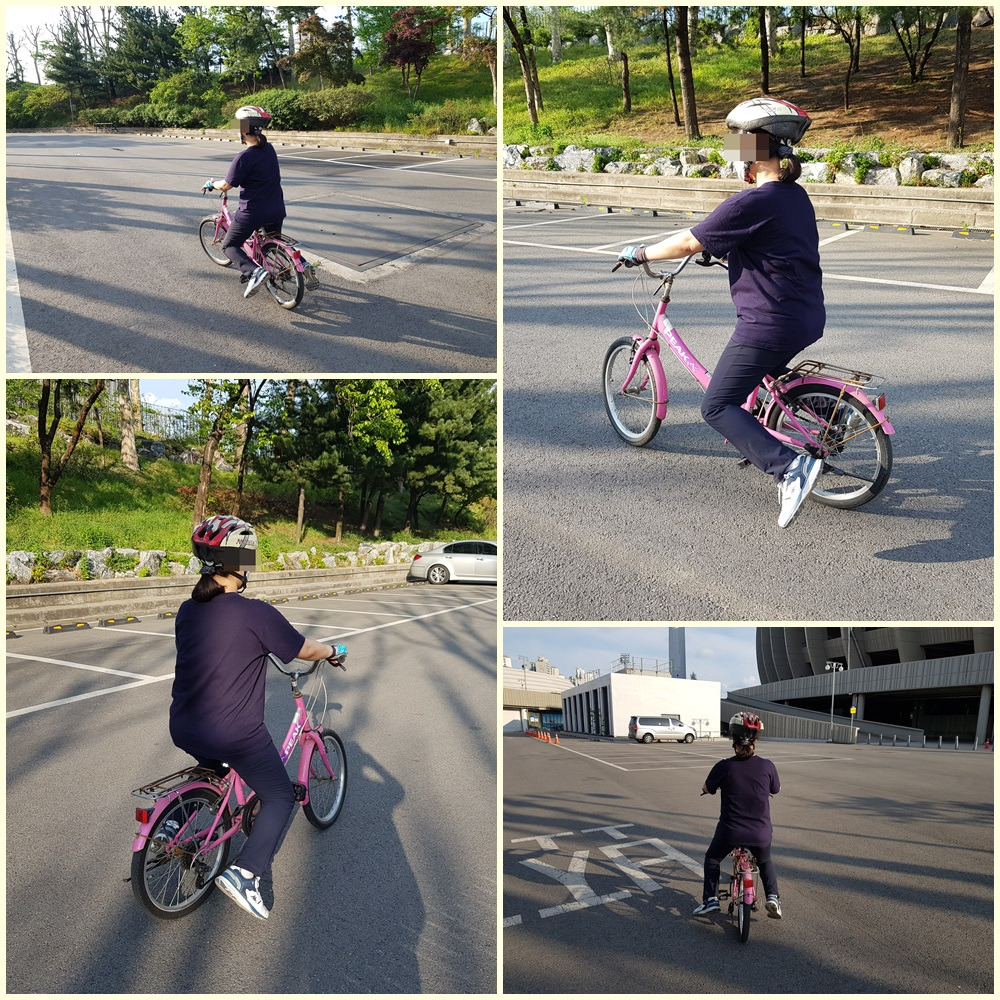 30대 자전거 타기