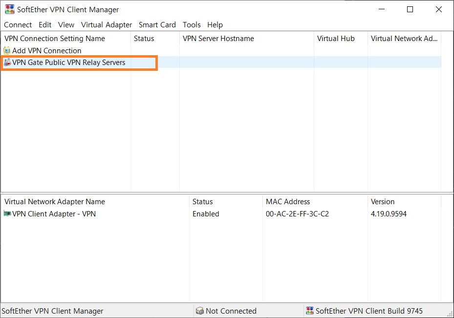 softether vpn gate public relay servers