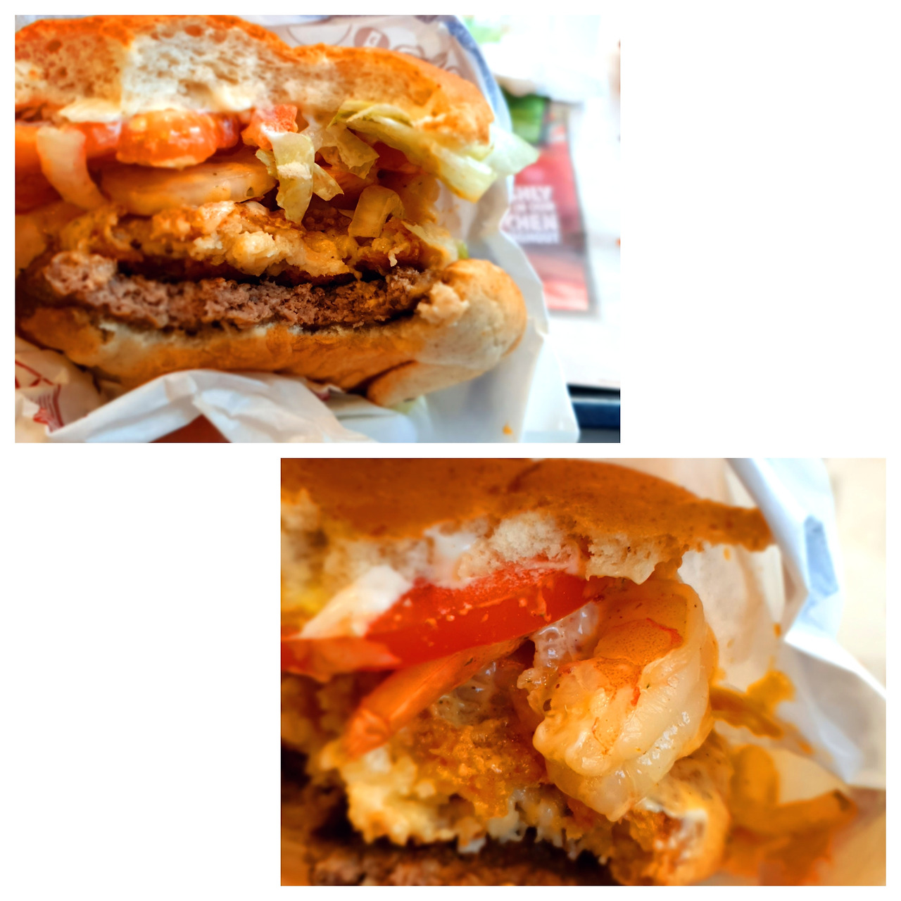 버거킹 신메뉴 칠리크랩통새우버거 솔직후기 - 맛있다!