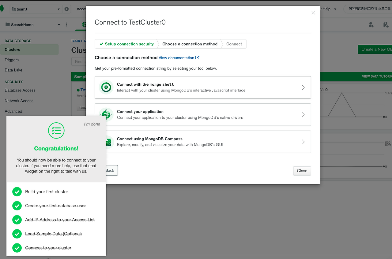 connect mongodb compass to localhost
