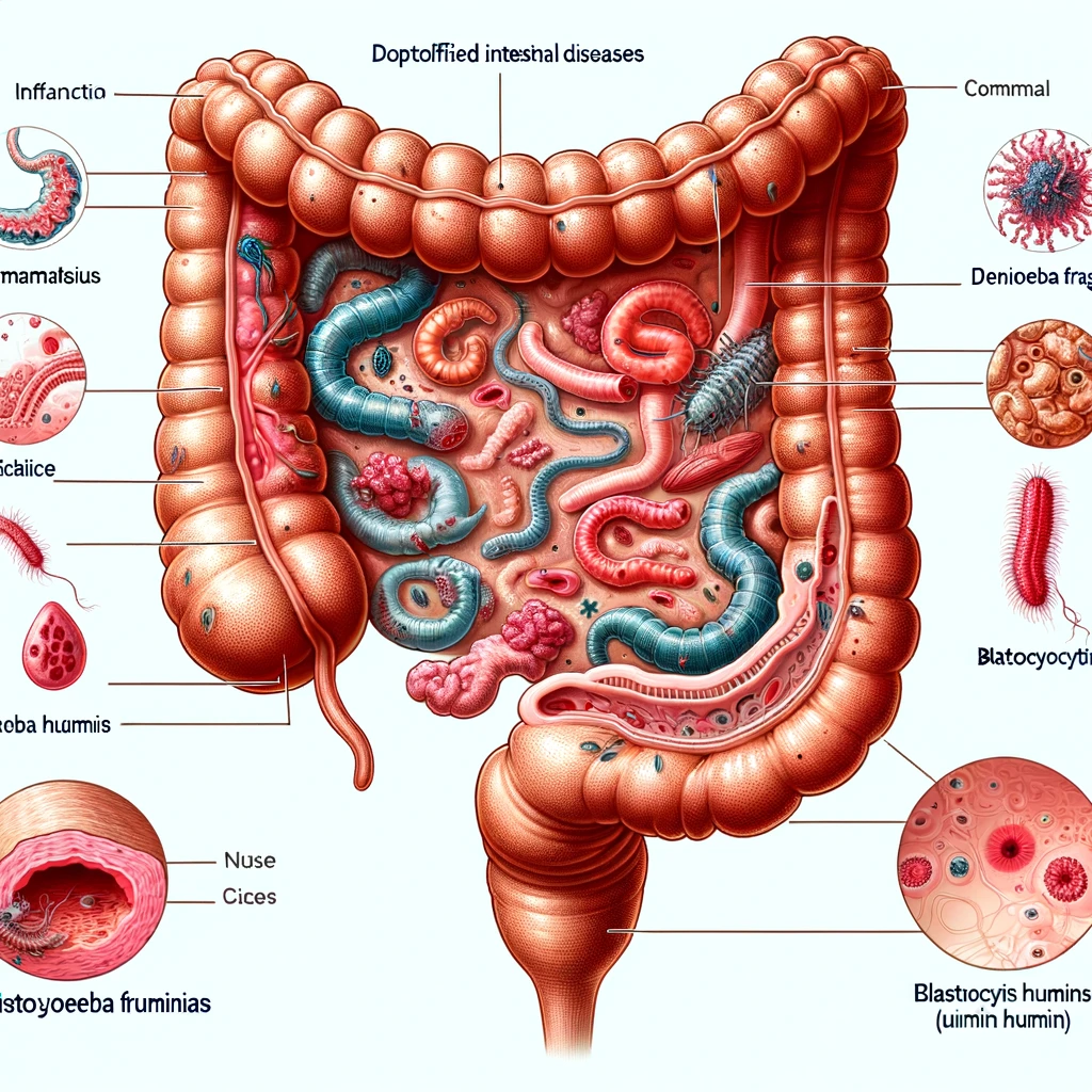 A07.8 기타 명시된 원충성 장질환(Other specified protozoal intestinal diseases)