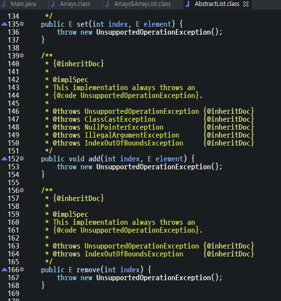 arrays aslist
