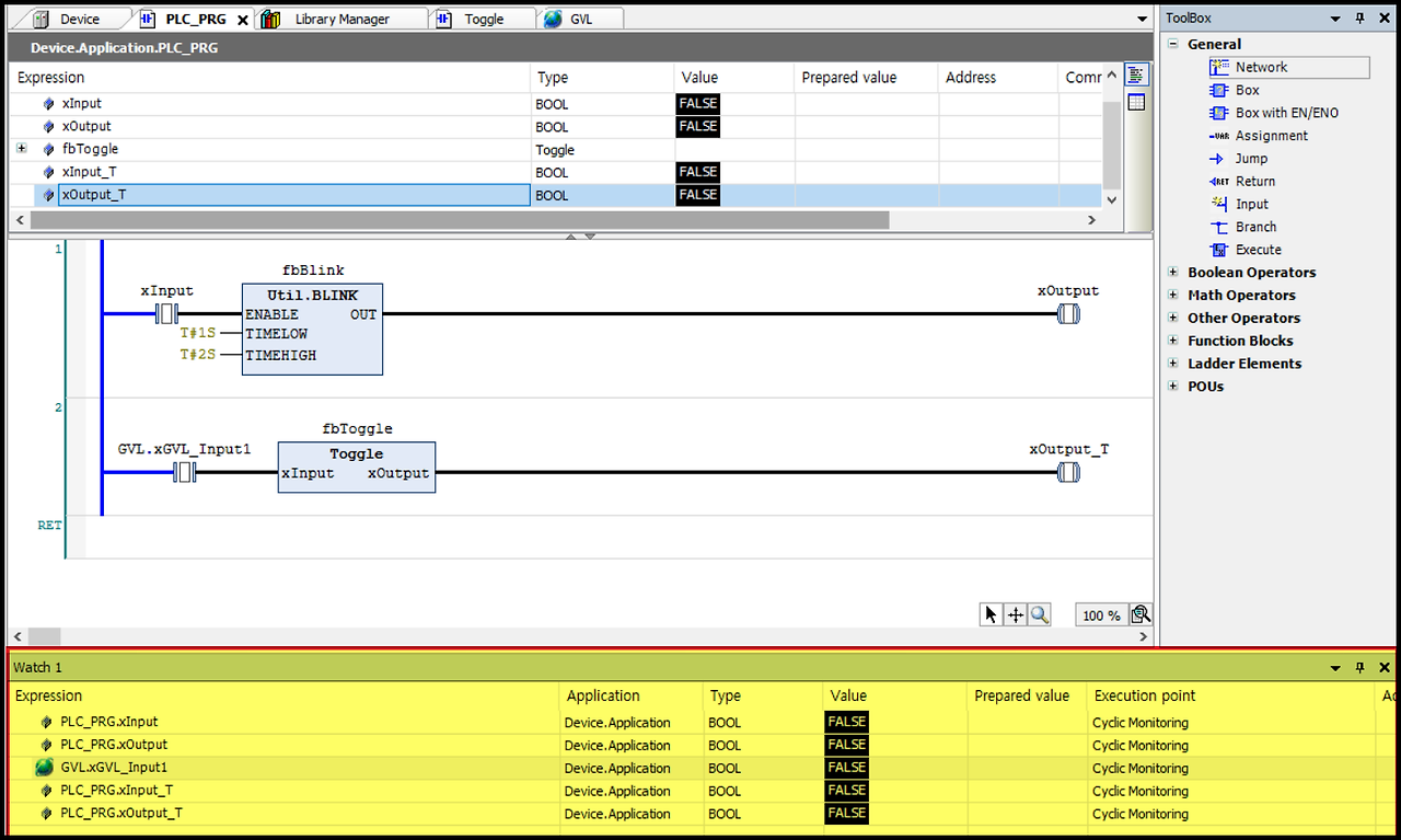 Codesys 편리한 기본 설정 (4) - 변수 모니터링 (Variable watch)