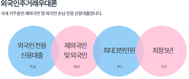 외국인 신용대출 자격조건 한도 서류조건 정리