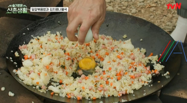슬기로운 산촌생활 달걀볶음밥 만들기 레시피 19 ywAAAAAAQABAAACAUwAOw==