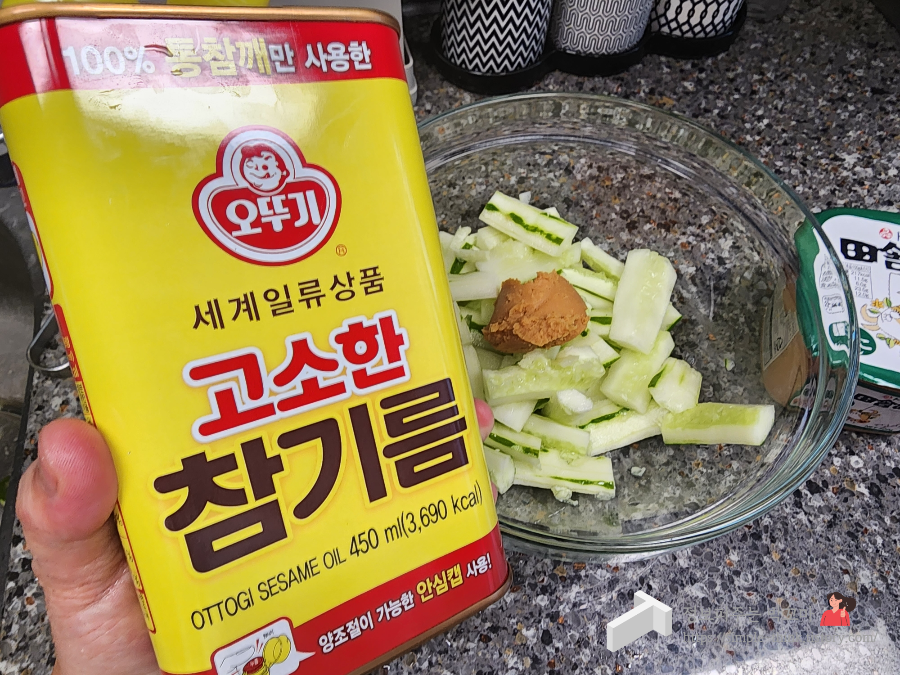 오이미소된장무침 여름철 반찬으로 추천해요 9 ywAAAAAAQABAAACAUwAOw==