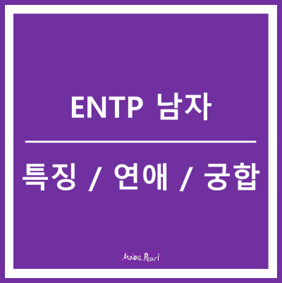 [MBTI] ENTP 남자 특징 / 연애 / 궁합