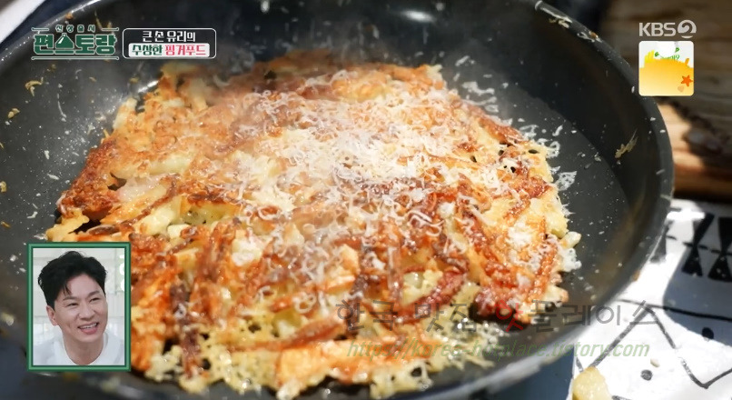 편스토랑 큰손 유리의 수상한 핑거푸드, 스위스 감자전 뢰스티 레시피 15 ywAAAAAAQABAAACAUwAOw==
