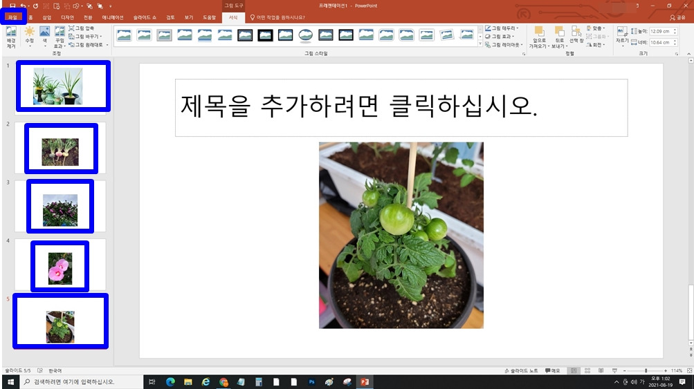 파워포인트와 스마트폰으로 GIF 파일 간단히 만들기.. 1 ywAAAAAAQABAAACAUwAOw==