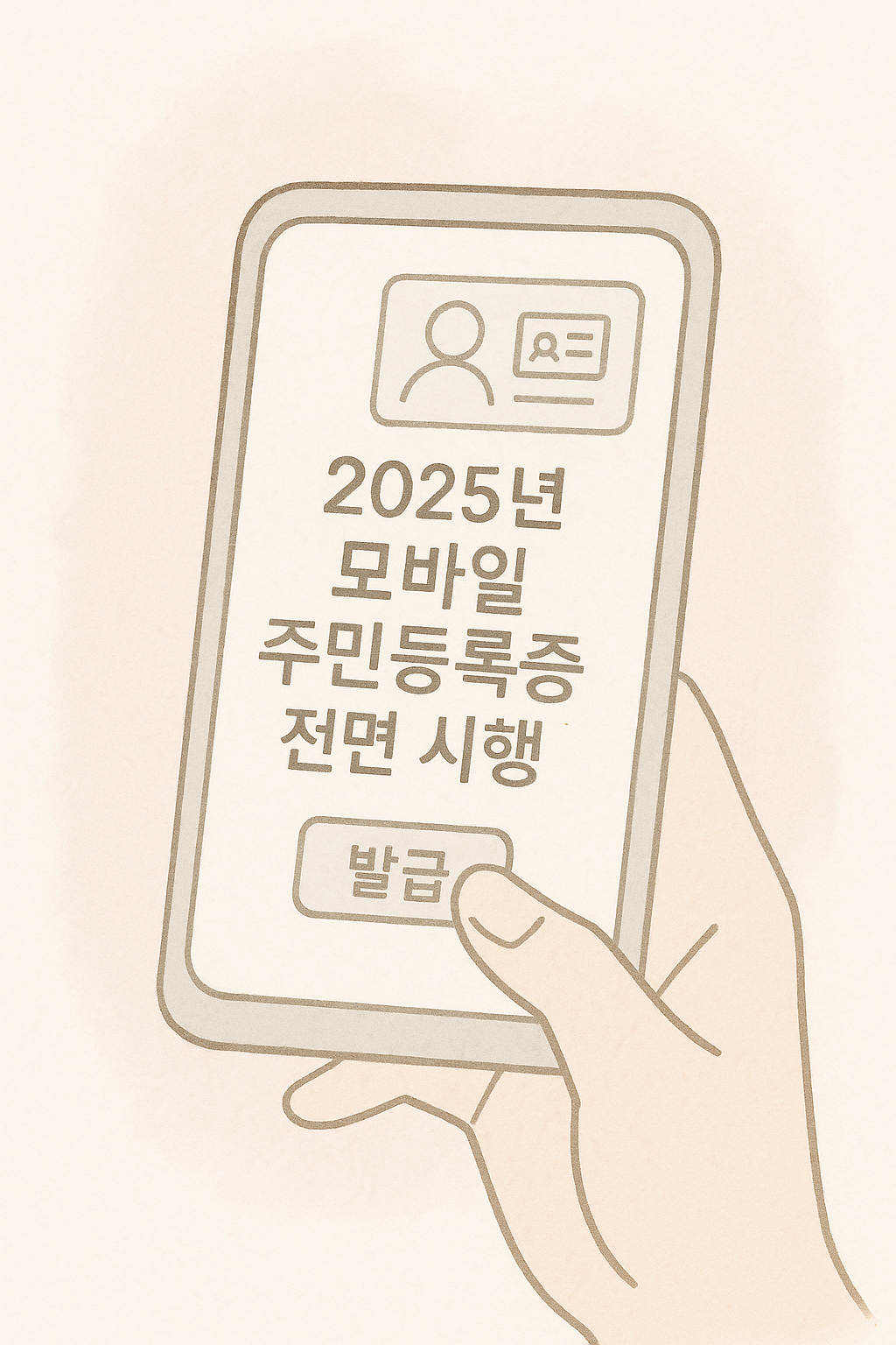모바일 신분증 이미지