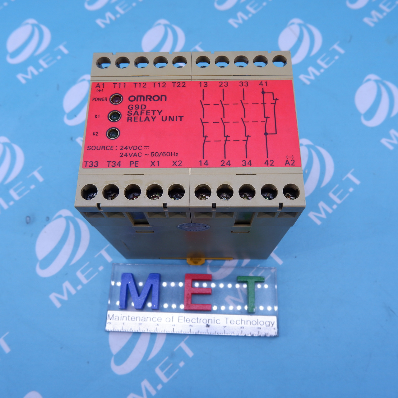 G9D301 [ETC CONTROLLER] OMRON SAFETY RELAY UNIT G9D 301 ㈜엠이티 산업 자동화 장비