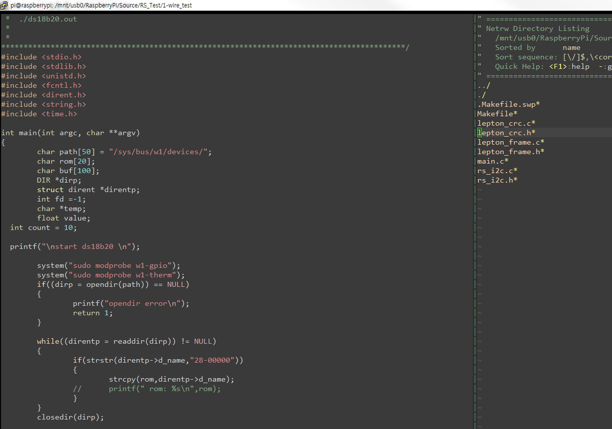 pi zero install vim