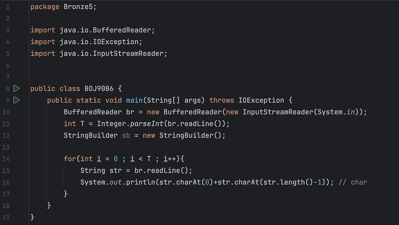 [JAVA] char에서 String으로 변환하기 (value of() , charAt()) — ZINU
