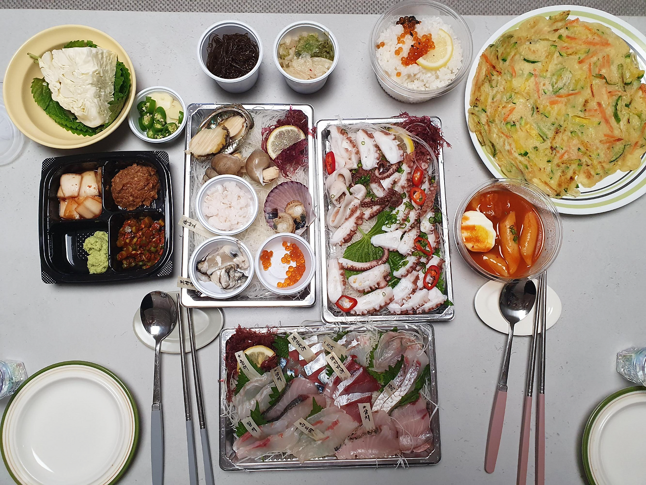 오목교 해산물맛집 강릉스낵 배달주문 이용방법 및 후기 6 강릉스낵-모둠숙성회-문어숙회