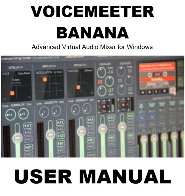 가상 오디오 인터페이스 : 보이스미터 바나나(VoiceMeeter Banana) 사용법 매뉴얼