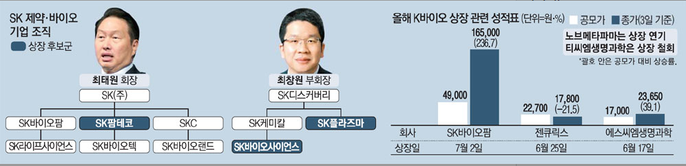 주식이슈 SK바이오사이언스, 공모주(IPO) 청약 일정, 관련주