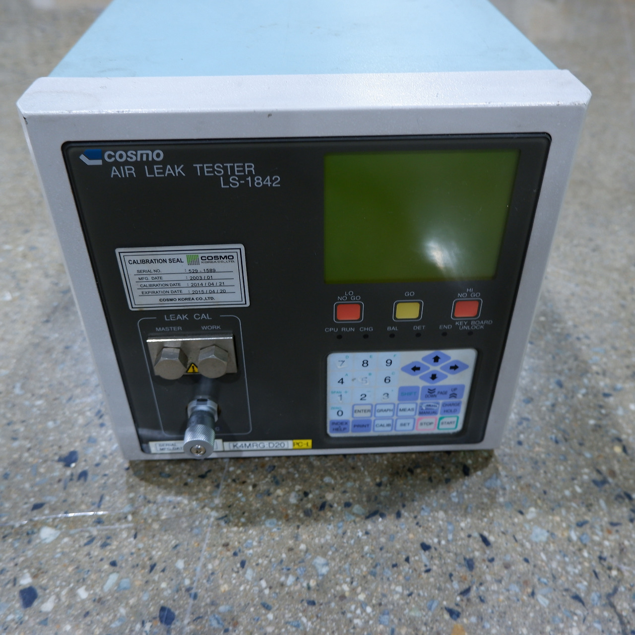 LS1842 [ETC CONTROLLER] COSMO AIR LEAK TESTER LS 1842 ㈜엠이티 산업 자동화 장비