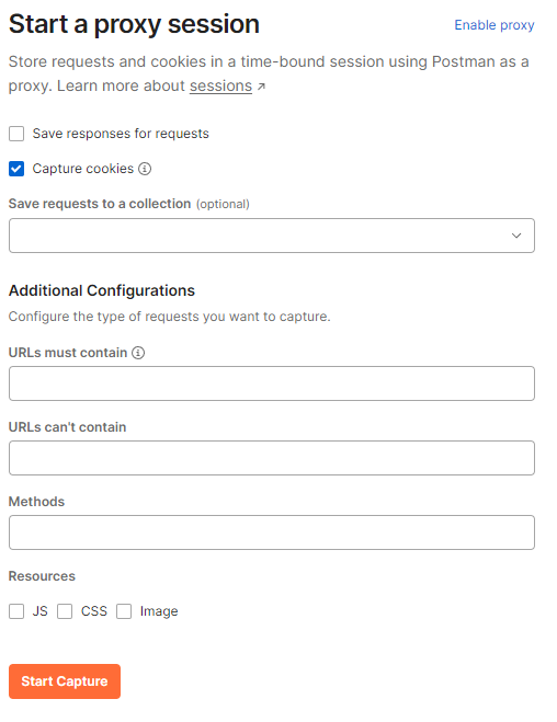 Postman proxy https 